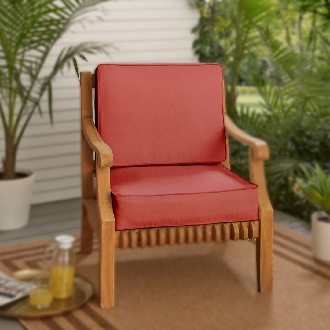 Boxed Chairpad Cushion