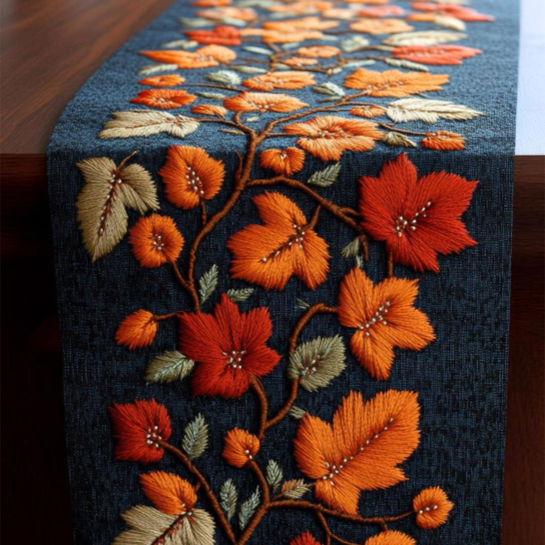 Embroidery Table Runner